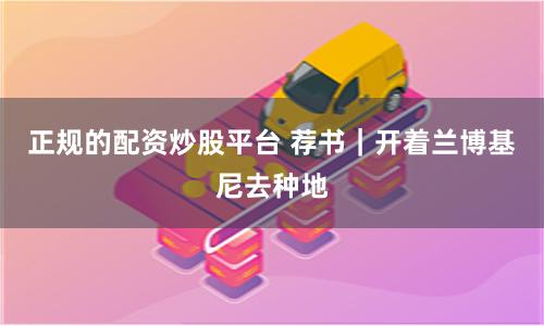 正规的配资炒股平台 荐书｜开着兰博基尼去种地